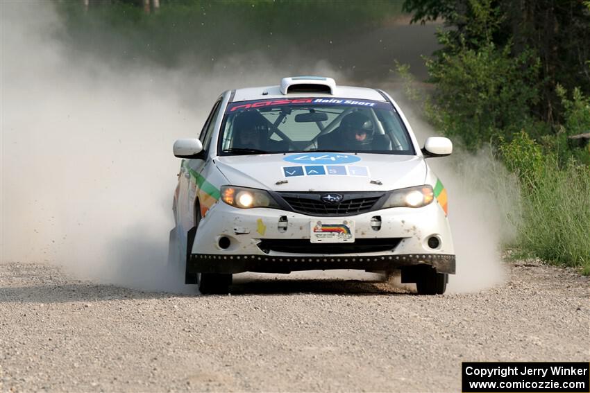 Sam Jacques / Trevor LaCombe Subaru Impreza on SS4, Hollow Woodtick.