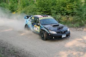 Matt James / Jackie James Subaru Impreza on SS5, Chainsaw Junction.
