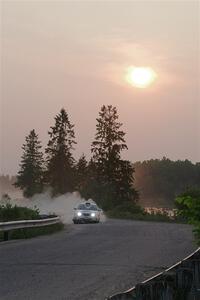 Sam Jacques / Trevor LaCombe Subaru Impreza on SS6, Camp 3 South.