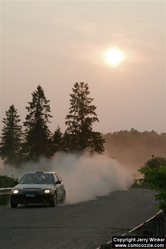 Nick Lyle / Kevin Dobrowolski Honda Civic Si on SS6, Camp 3 South.