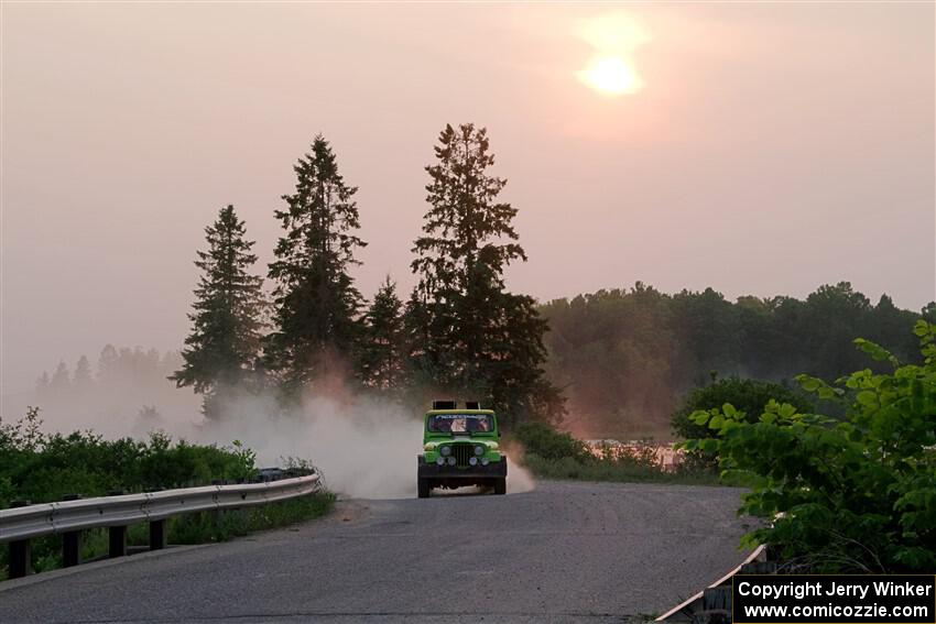 Mike Purzycki / Matt Wernette Jeep Scrambler on SS6, Camp 3 South.