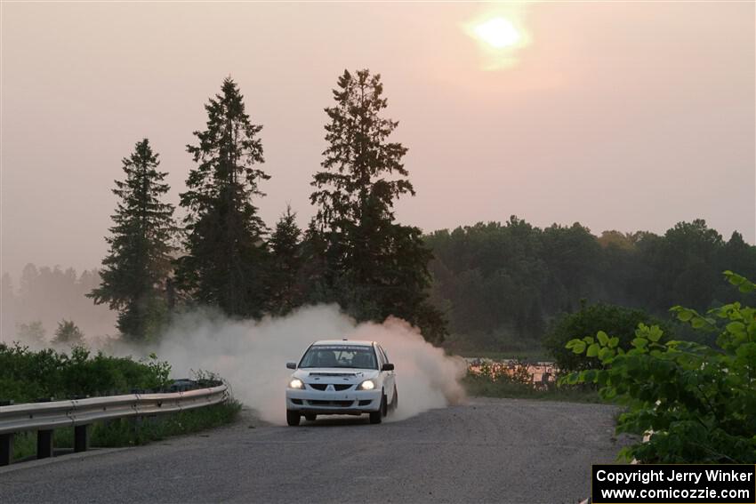 Andrew Bockheim / Salvatore LoPresti Mitsubishi Lancer on SS6, Camp 3 South.