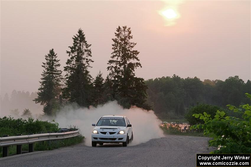 Andrew Bockheim / Salvatore LoPresti Mitsubishi Lancer on SS6, Camp 3 South.
