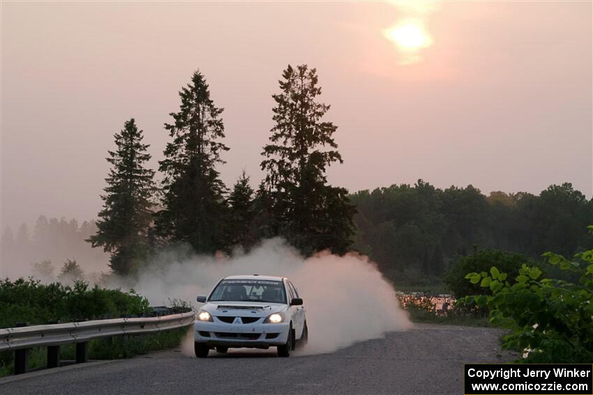 Andrew Bockheim / Salvatore LoPresti Mitsubishi Lancer on SS6, Camp 3 South.