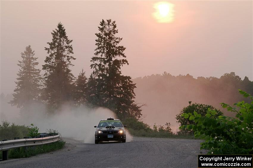 Matt James / Jackie James Subaru Impreza on SS6, Camp 3 South.