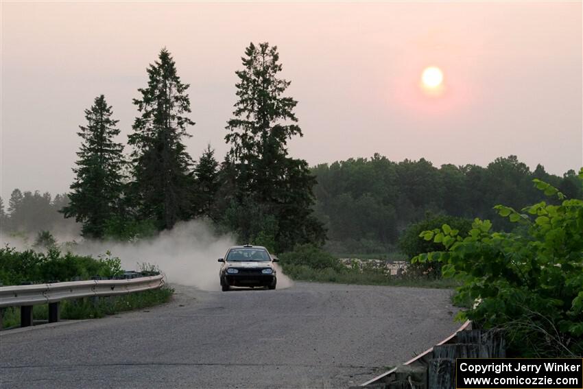 Chase Blakely / Mike Callaway VW GTI on SS6, Camp 3 South.