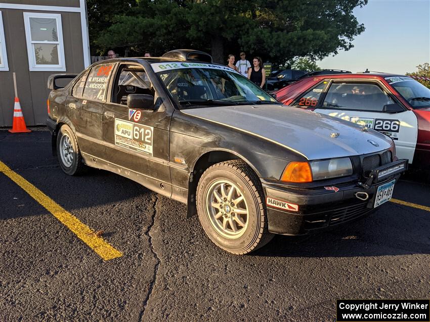 Matt Nykanen / Lars Anderson BMW 328i at Thursday evening's parc expose.