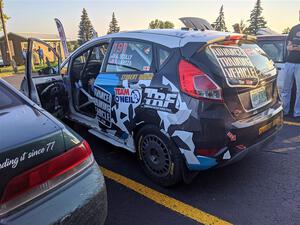 Alastair Scully / Alison LaRoza Ford Fiesta ST at Thursday evening's parc expose.