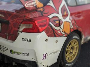 Matt Dickinson / Chris Kremer Subaru WRX STi at Thursday evening's parc expose.