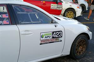 Michael Hooper / Michael Hordijk Lexus IS350 at Thursday evening's parc expose.