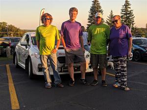 Track Bratz Rally Team at Thursday evening's parc expose.