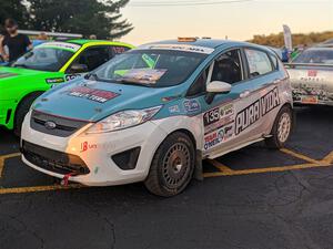 Roberto Yglesias / Sarah Freeze Ford Fiesta at Thursday evening's parc expose.