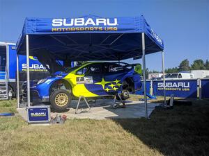 Brandon Semenuk / Keaton Williams Subaru WRX ARA24 before the event.