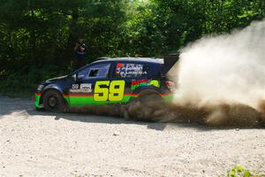 Pat Moro / Claudia Barbera-Pullen Chevy Sonic LS on SS1, Thorpe Tower I.