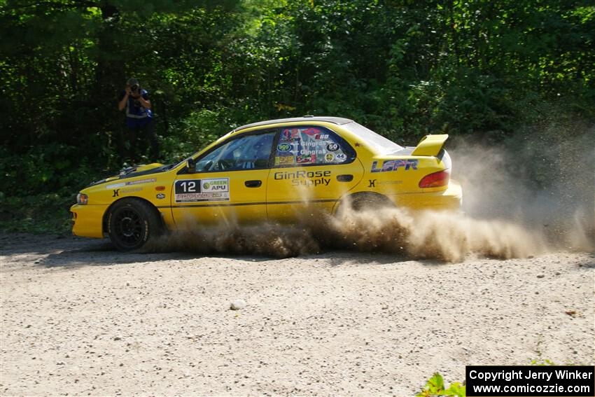 Steve Gingras / Katie Gingras Subaru Impreza on SS1, Thorpe Tower I.