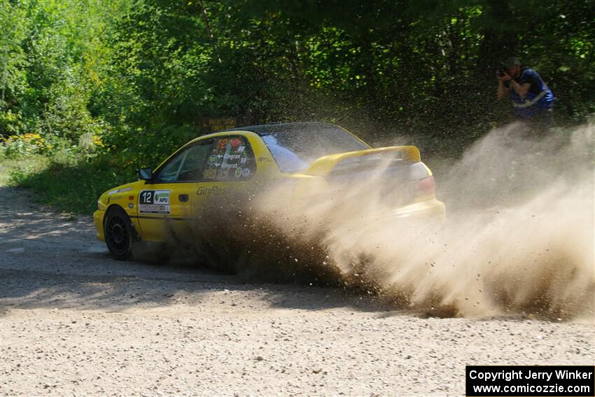 Steve Gingras / Katie Gingras Subaru Impreza on SS1, Thorpe Tower I.