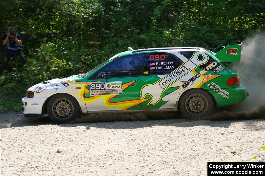Ryan Rethy / James Dallman Subaru Impreza Wagon on SS1, Thorpe Tower I.