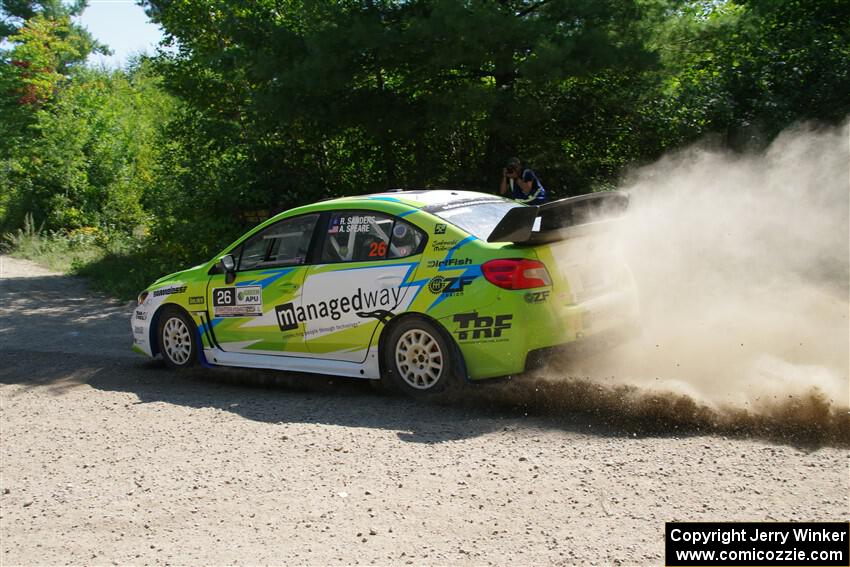 Rob Sanders / Ashley Speare Subaru WRX STi on SS1, Thorpe Tower I.