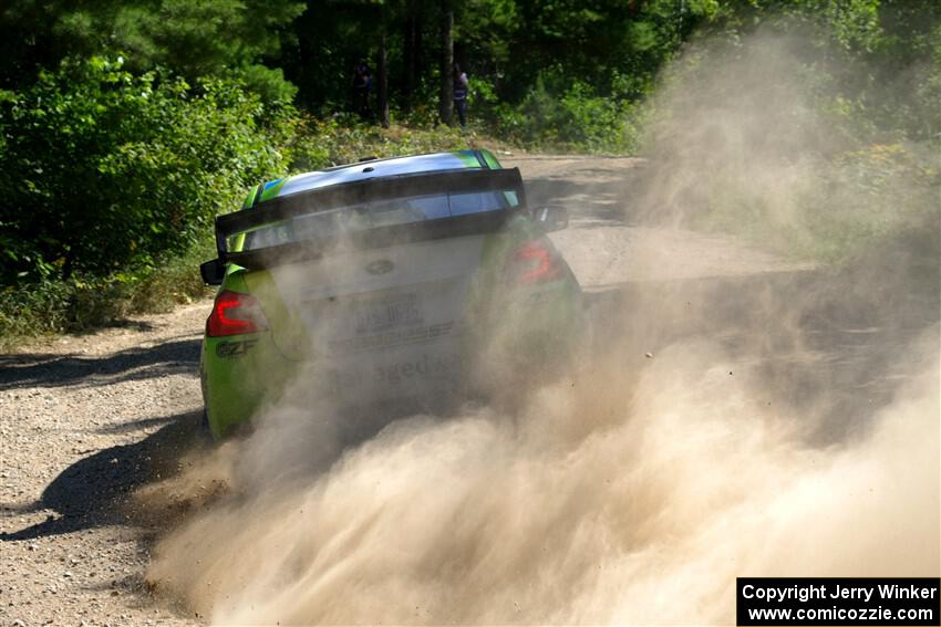 Rob Sanders / Ashley Speare Subaru WRX STi on SS1, Thorpe Tower I.
