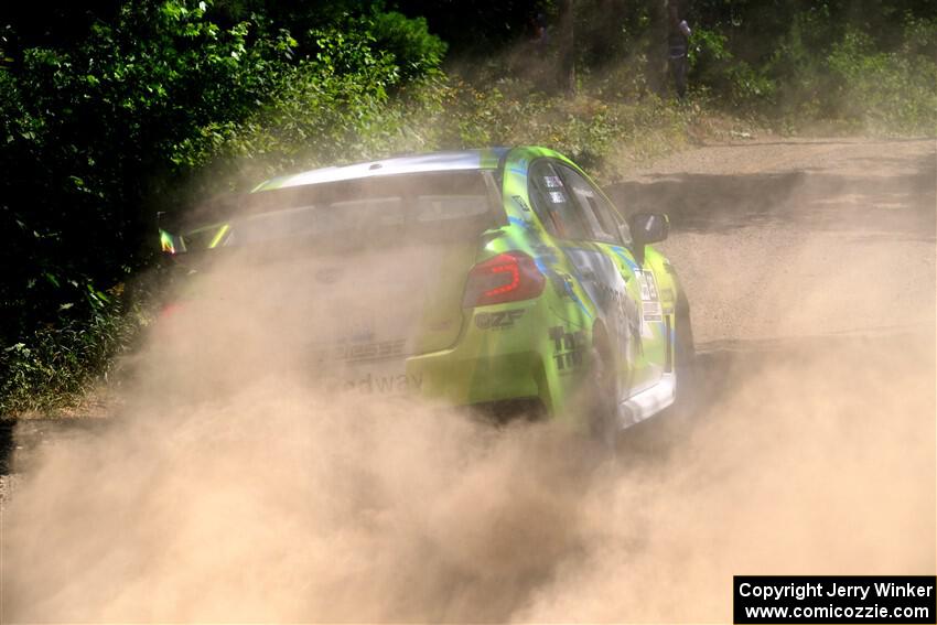 Rob Sanders / Ashley Speare Subaru WRX STi on SS1, Thorpe Tower I.