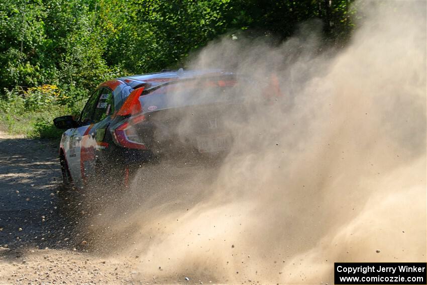 Chris Sladek / John Sharps Honda Civic Hatchback Sport on SS1, Thorpe Tower I.