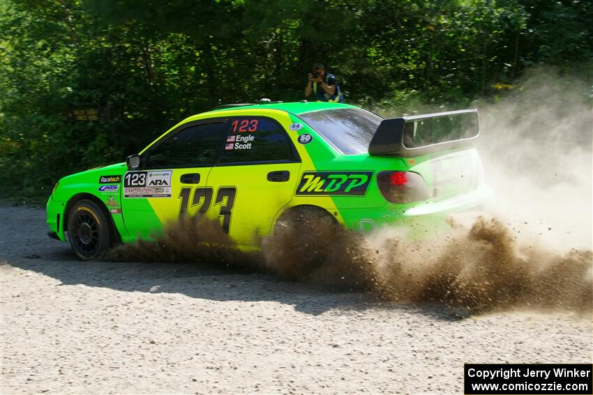 Mike Engle / Ryan Scott Subaru WRX STi on SS1, Thorpe Tower I.