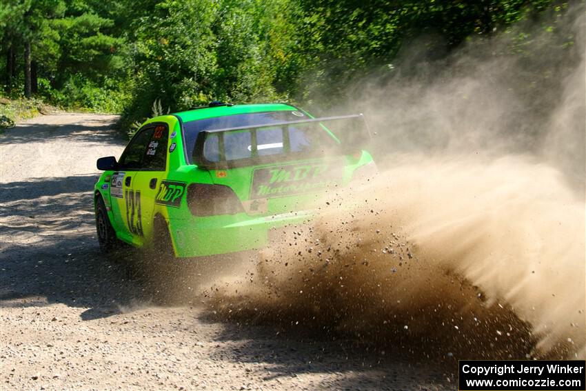 Mike Engle / Ryan Scott Subaru WRX STi on SS1, Thorpe Tower I.