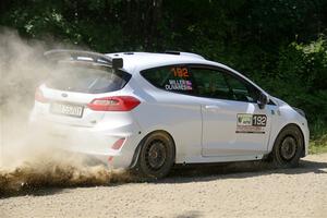 Javier Olivares / K.J. Miller Ford Fiesta Rally3 on SS2, Refuge I.