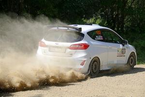 Javier Olivares / K.J. Miller Ford Fiesta Rally3 on SS2, Refuge I.