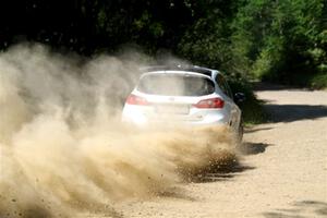 Javier Olivares / K.J. Miller Ford Fiesta Rally3 on SS2, Refuge I.