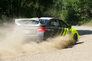 Tim Rooney / Mike Rossey Subaru WRX STi on SS2, Refuge I.