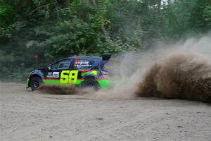 Pat Moro / Claudia Barbera-Pullen Chevy Sonic LS on SS7, Kabekona II.