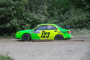 Mike Engle / Ryan Scott Subaru WRX STi on SS7, Kabekona II.