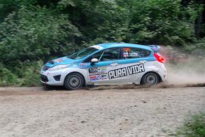 Roberto Yglesias / Sarah Freeze Ford Fiesta on SS7, Kabekona II.