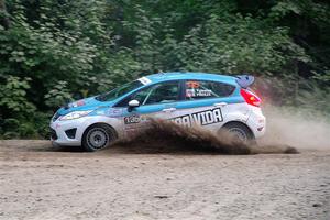 Roberto Yglesias / Sarah Freeze Ford Fiesta on SS7, Kabekona II.