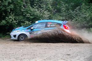 Roberto Yglesias / Sarah Freeze Ford Fiesta on SS7, Kabekona II.