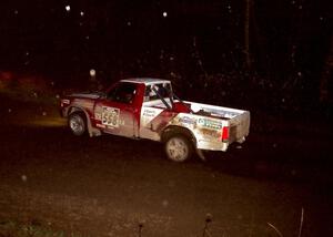 Jim Cox / Kaari Cox at speed at night in their Chevy S-10.