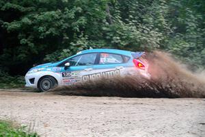 Roberto Yglesias / Sarah Freeze Ford Fiesta on SS7, Kabekona II.