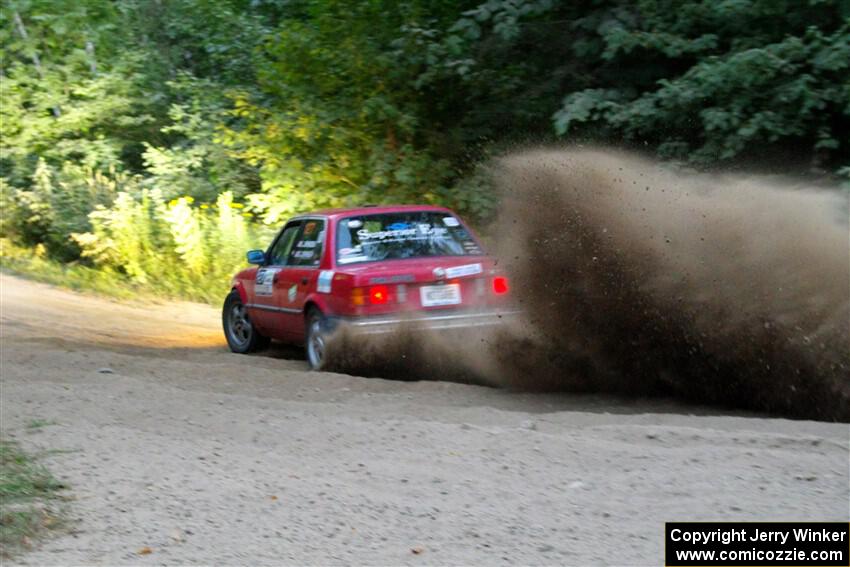 Levi Johnson / Griffin Johnson BMW 325e on SS7, Kabekona II.