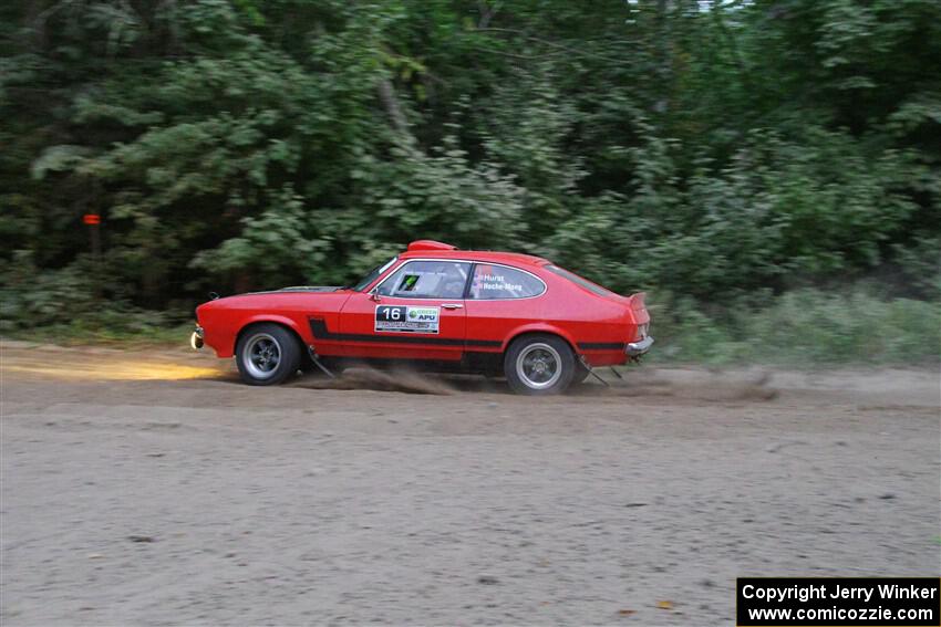 Mike Hurst / Michel Hoche-Mong Ford Capri on SS7, Kabekona II.