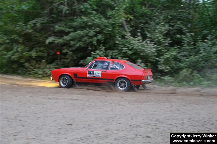 Mike Hurst / Michel Hoche-Mong Ford Capri on SS7, Kabekona II.