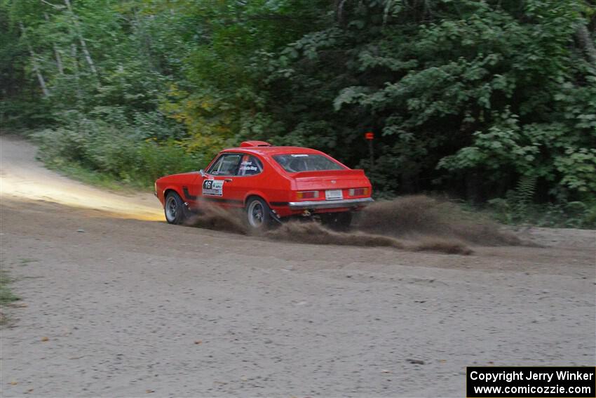 Mike Hurst / Michel Hoche-Mong Ford Capri on SS7, Kabekona II.
