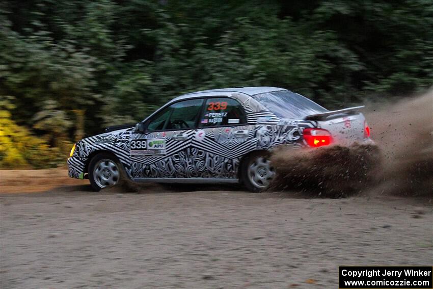 David Peretz / Cora Masson Subaru Impreza 2.5RS on SS7, Kabekona II.