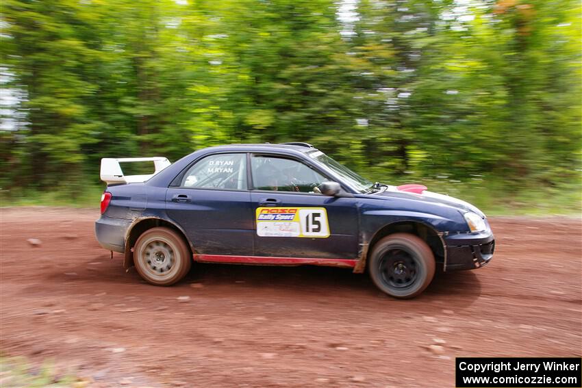 Mike Ryan / Dan Ryan Subaru Impreza 2.5RS on SS2, Norway South I.
