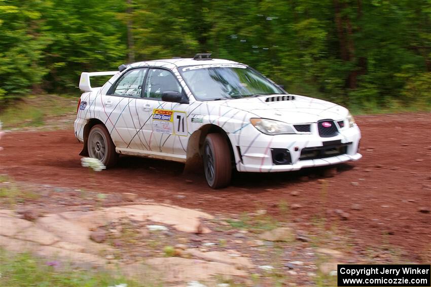 Ian McCarty / Hailey McCarty Subaru Impreza 2.5RS on SS2, Norway South I.