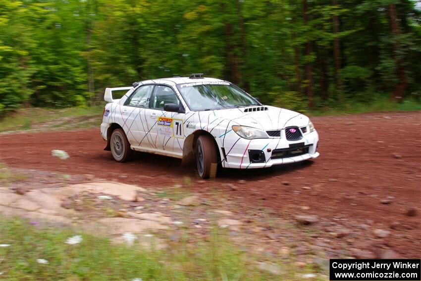 Ian McCarty / Hailey McCarty Subaru Impreza 2.5RS on SS2, Norway South I.