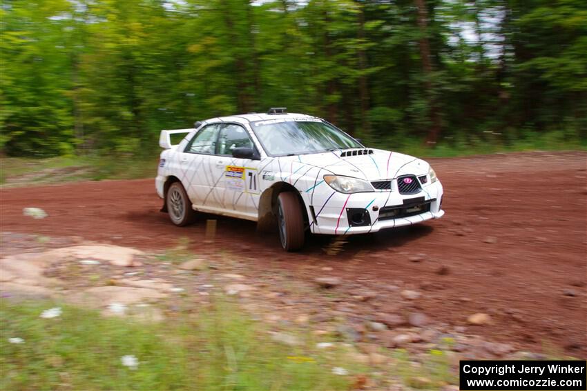 Ian McCarty / Hailey McCarty Subaru Impreza 2.5RS on SS2, Norway South I.