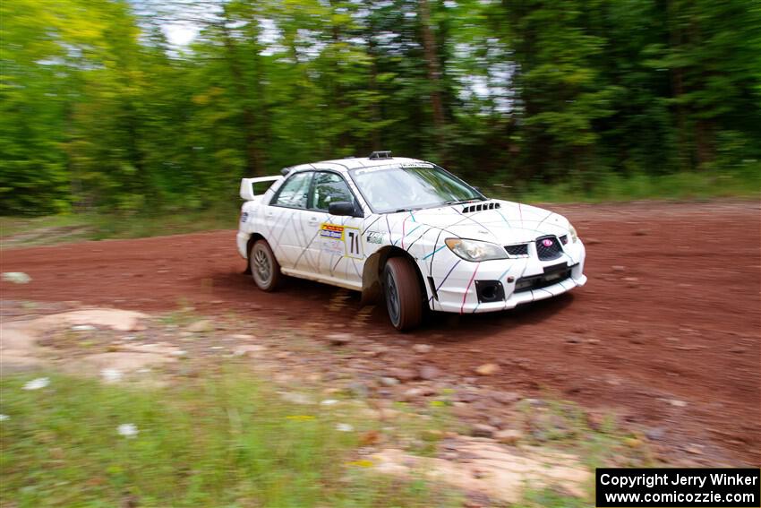 Ian McCarty / Hailey McCarty Subaru Impreza 2.5RS on SS2, Norway South I.