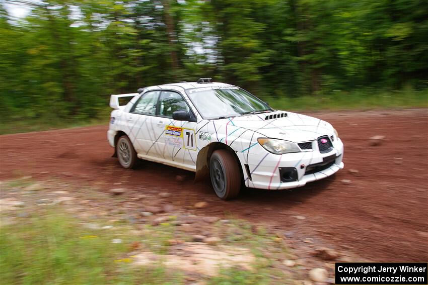 Ian McCarty / Hailey McCarty Subaru Impreza 2.5RS on SS2, Norway South I.