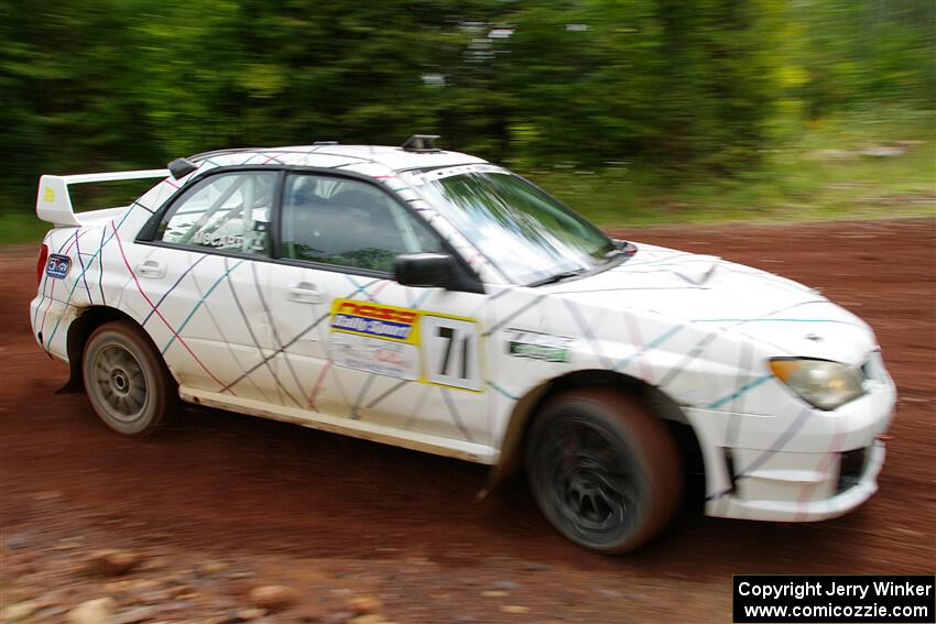 Ian McCarty / Hailey McCarty Subaru Impreza 2.5RS on SS2, Norway South I.